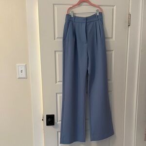 Abercrombie & Fitch Light Blue Wide-Leg Pants Sloane
